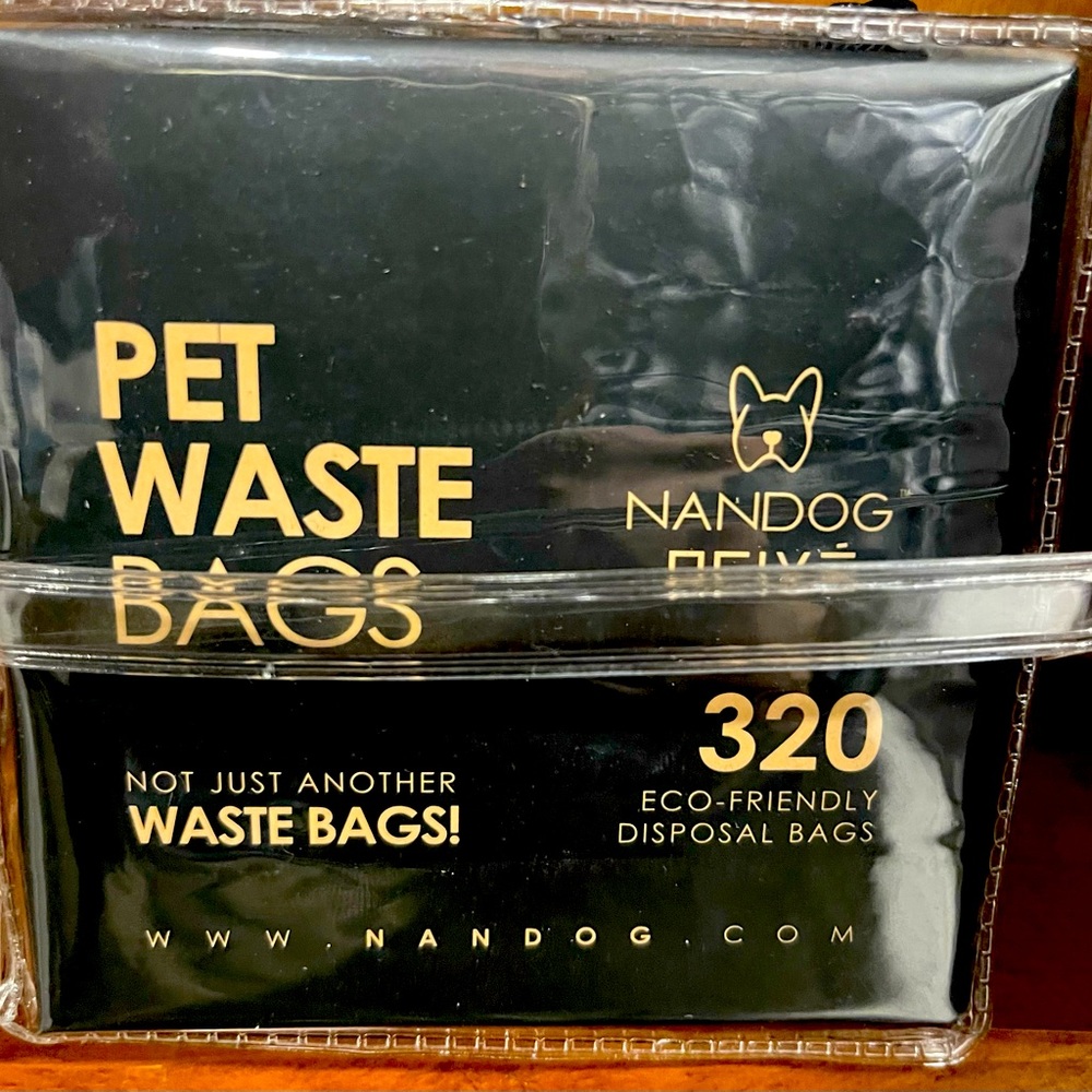 Nandog Prive - 320 (18 rolls) ECO Friendly disposable pet dropping bags